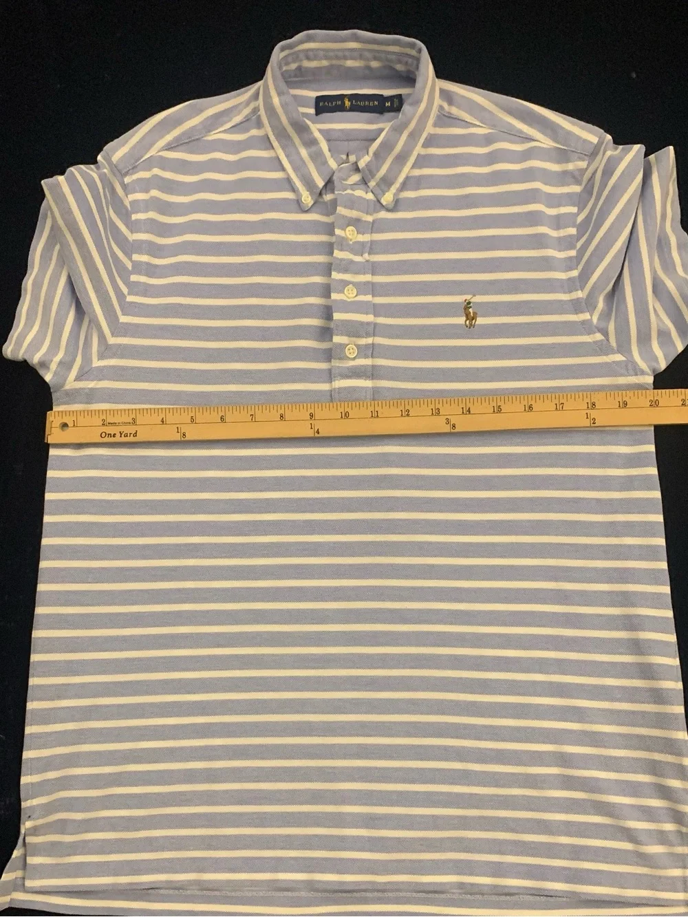 RALPH LAUREN SS 4 Button All Cotton BD Polo